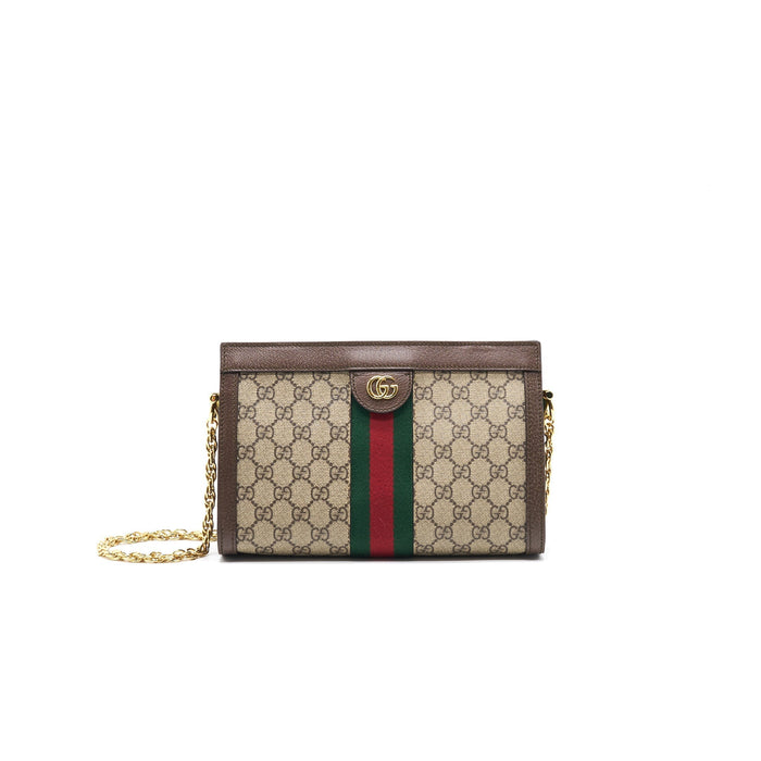 GUCCI OPHIDIA GG SMALL CHAIN BAG